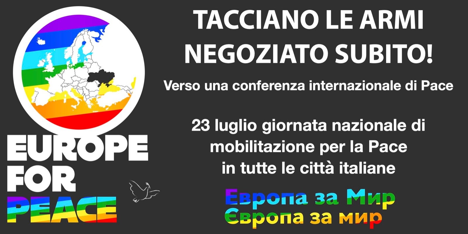 Adesione giornata nazionale di mobilitazione per la Pace